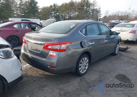 2015 Nissan Sentra S z USA, uszkodzony, nr VIN 3N1AB7AP4FY348730